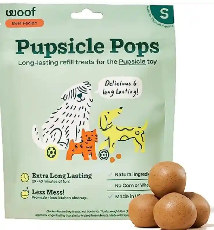 WOOF Pops Beef & Peanut Butter Small 6oz