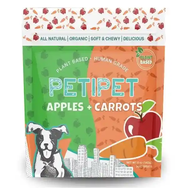 Petipet Soft Fruit Apples & Carrots 5-oz
