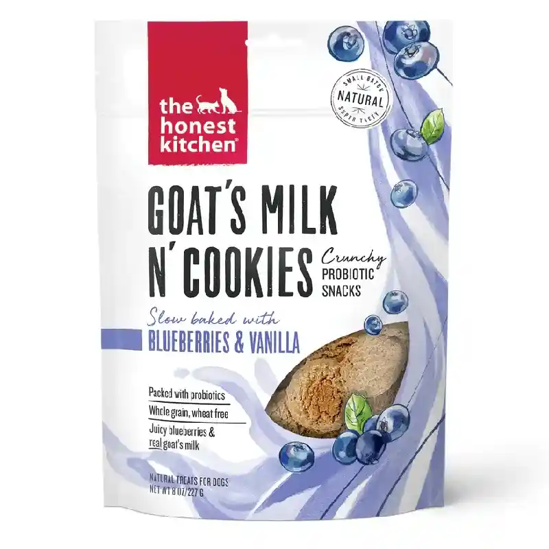 The Honest Kitchen Dog Goat's Milk N Cookies Blueberry & Vanilla 8 Oz