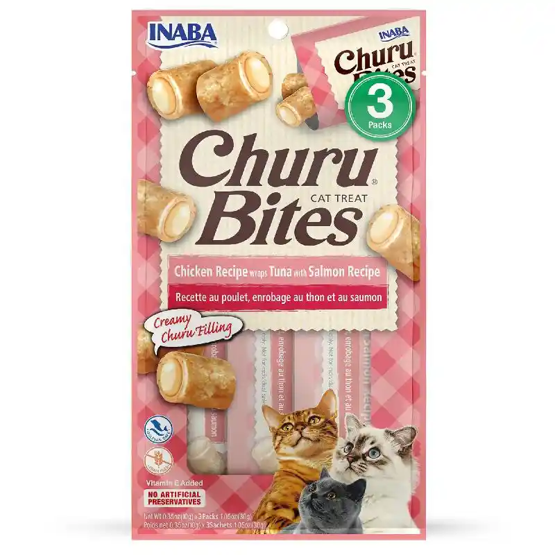 Inaba Churu Cat Bites Tuna Slmn 1.05-oz