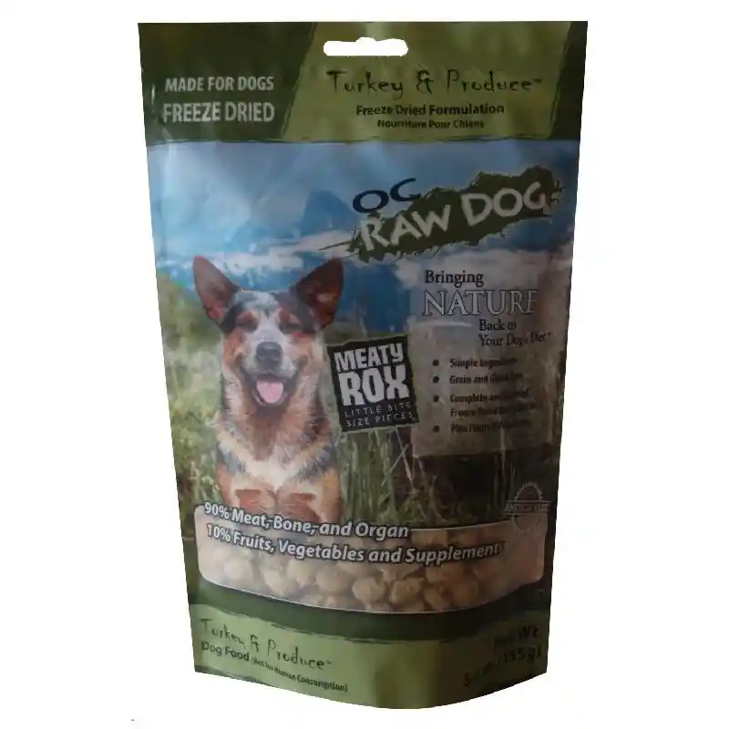 OC Raw Freeze Dried Dog Turkey Mty Rox 5.5oz