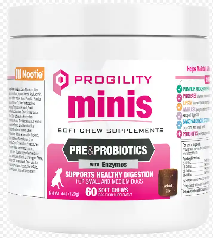 Progility Dog Mini Digestive Support Small Medium Breed Chews