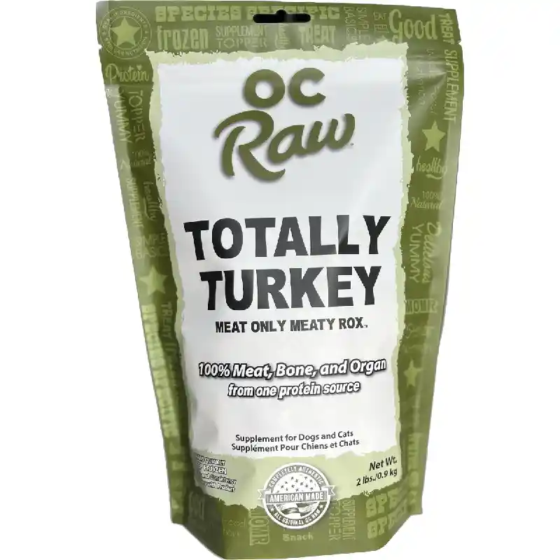 OC Raw Dog Turkey ONLY Meaty Rox 2lb.