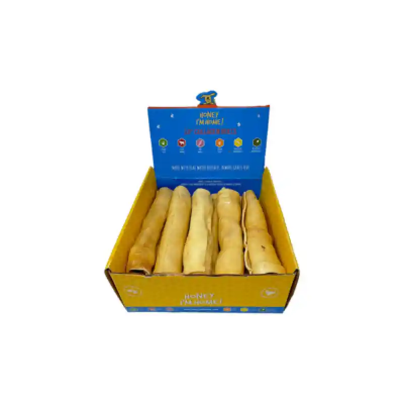 Hih Honey Coated Buffalo Chews Collagen Rolls 10" Bulk 10ct