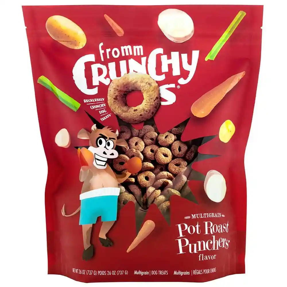Fromm Dog Crunchy Os Pot Roast Punchers Treats 26 Oz