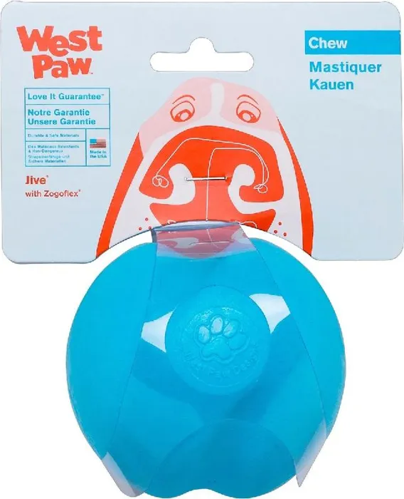 West Paw Design Jive Aqua Small 2.6"