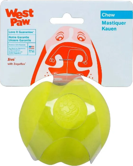 West Paw Large Jive Dog Ball Toy