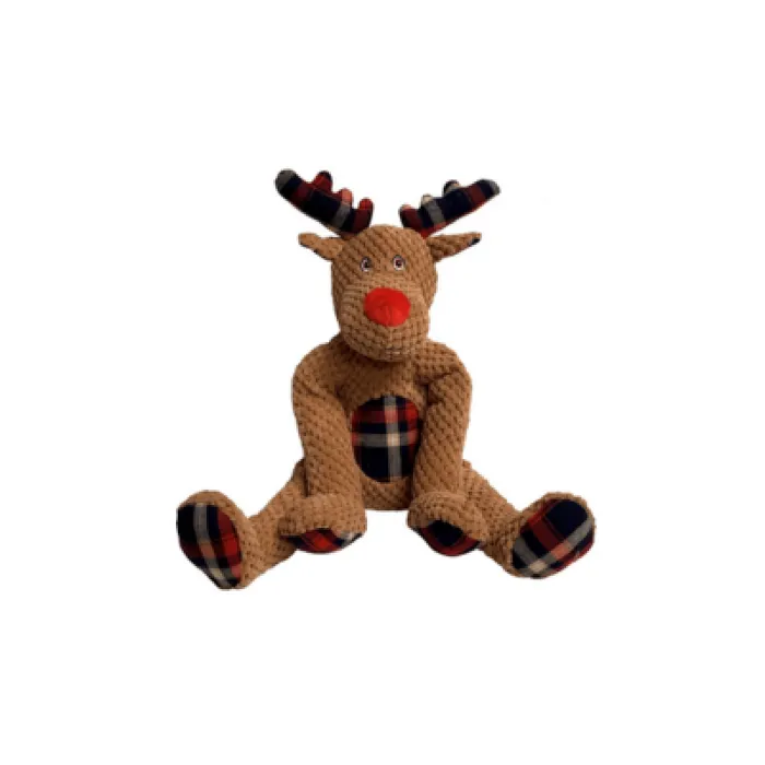 FabDog Holiday Toy Reindeer Floppy Toy Large