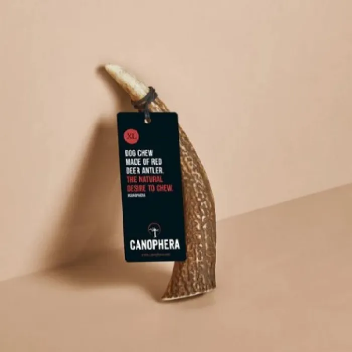Canophera Xlarge Dog Full Red Deer Antler Chew Ea
